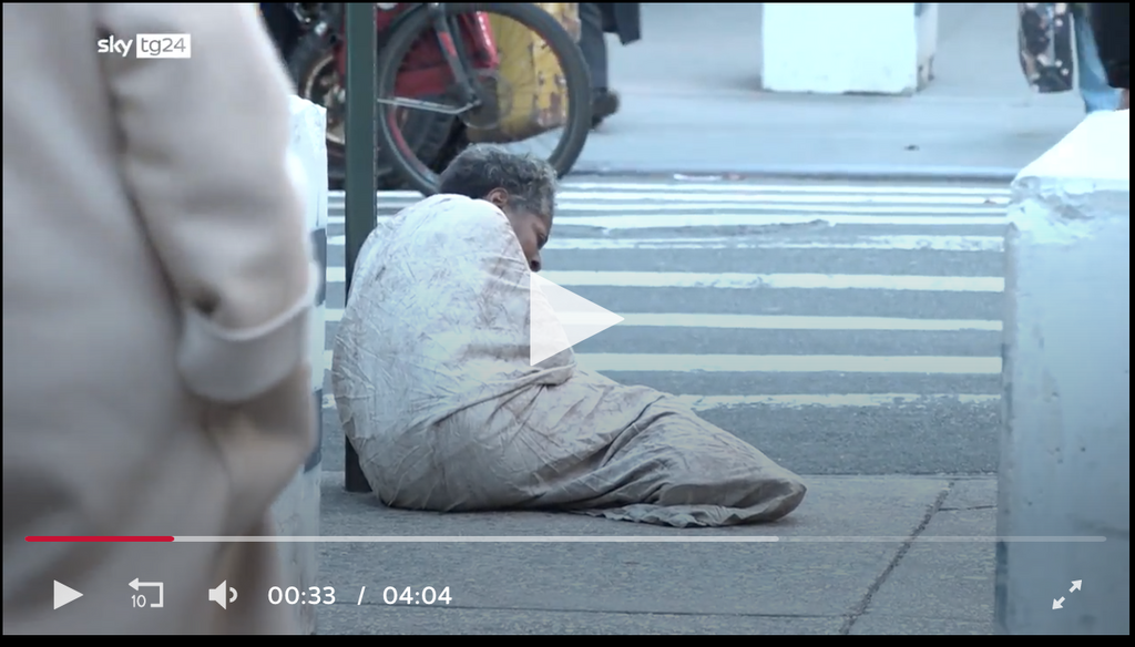Un viaggio tra gli homeless di New York insieme alla Comunità di Sant'Egidio, in un video di Sky TG24